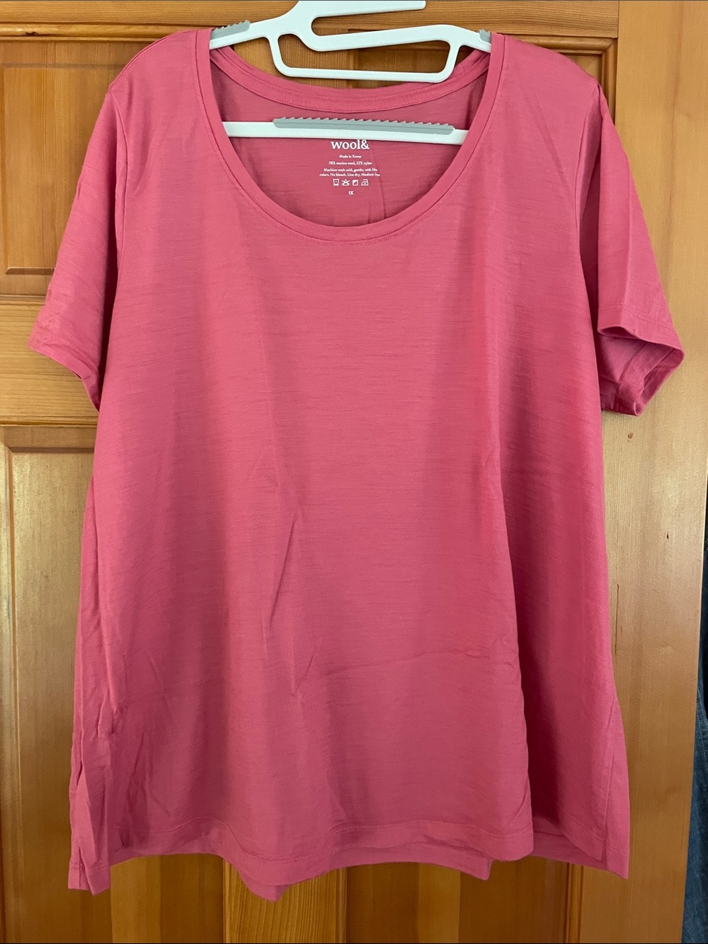 Wool& 1X Stella T-shirt, Geranium